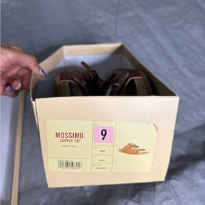 Mossimo Supply Co. Tan and Brown Sandals